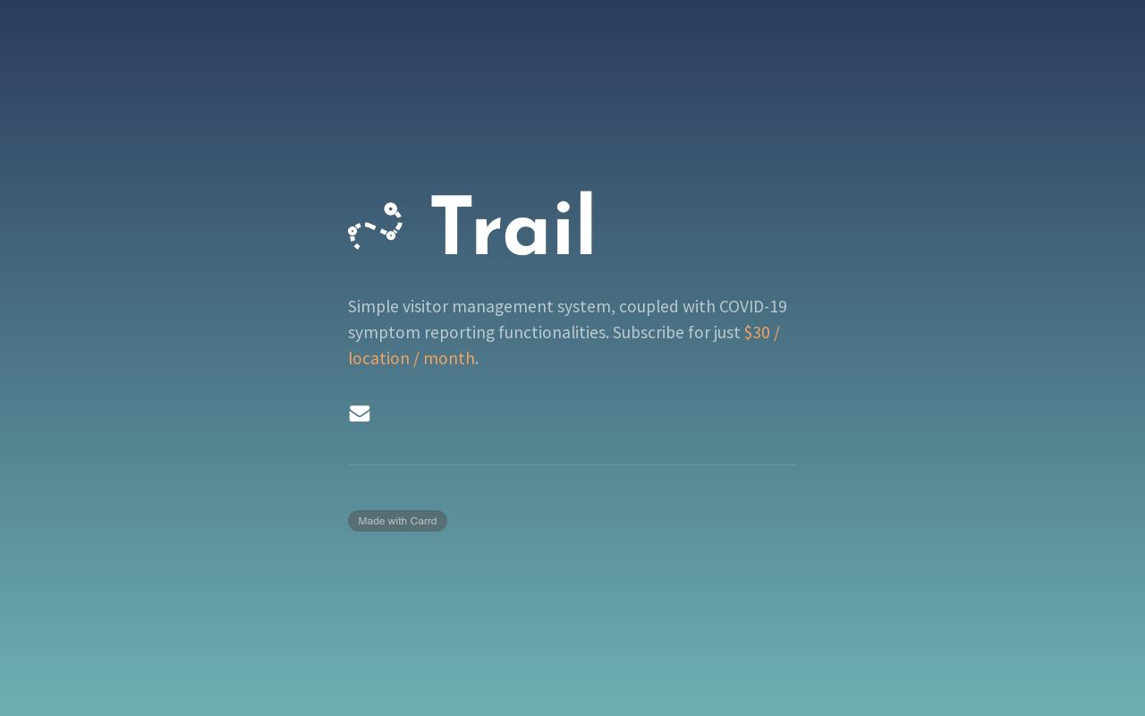 Carrd profile picture for @trail